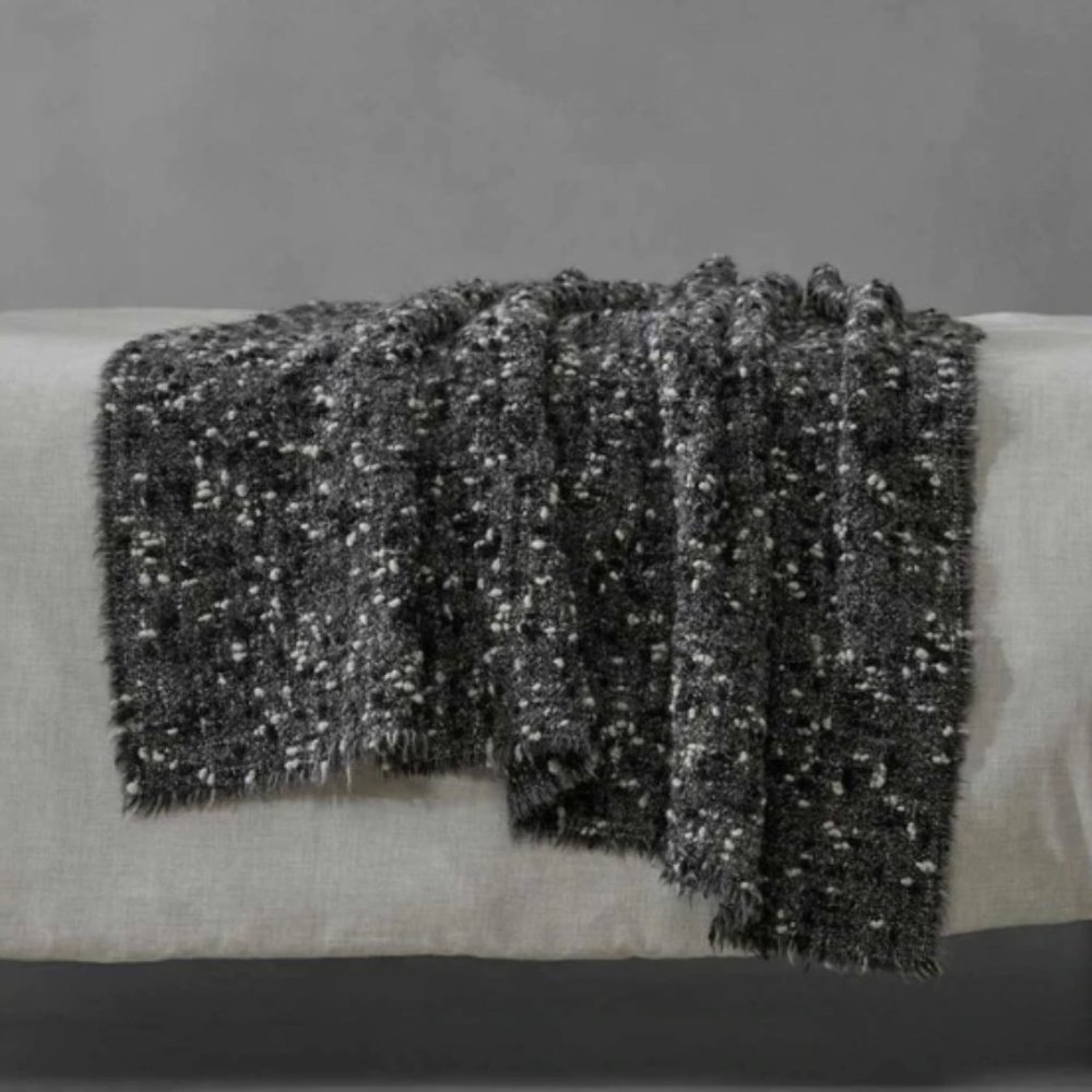Society Limonta bou plaid throw | wool/alpaca NWT